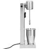 vidaXL Frullatore per Milkshake con Tazza Doppia in Acciaio Inox 2 L
