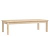 vidaXL Tavolino da Salotto 110x50x30 cm Legno Massello di Pino