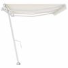 vidaXL Tenda da Sole Autoportante Automatica 600x300 cm Crema