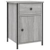 vidaXL Comodino Grigio Sonoma 40x42x60 cm in Legno Multistrato