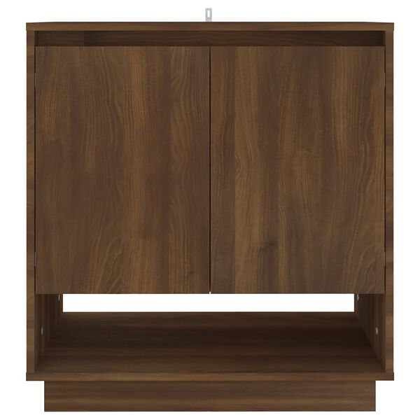 vidaXL Credenza Rovere Marrone 70x41x75 cm in Truciolato