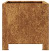 vidaXL Fioriere da Giardino 2 pz 30x30x30 cm in Acciaio Corten
