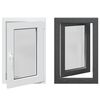 vidaXL Finestra seminterrato a ribalta e scorrimento RISOR 50 x 75 cm