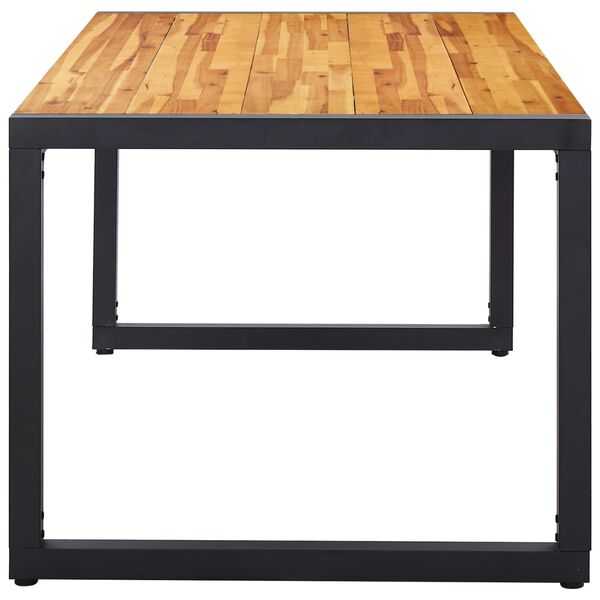 vidaXL Set Mobili da Pranzo per Giardino 7 pz Grigio