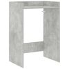vidaXL Mobiletto per lavatrice Grigio Cemento 67,5 x 48 x 97 cm