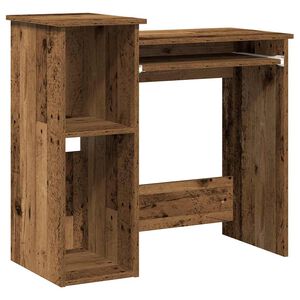 vidaXL Scrivania Mensole Legno Vecchio 84x40x78 cm Legno Multistrato