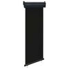 vidaXL Tendalino Laterale per Balcone 65x250 cm Nero