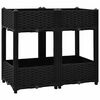 vidaXL Fioriera Rialzata 80x40x71 cm in Polipropilene