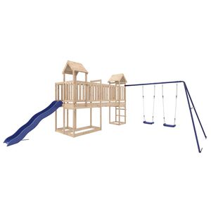 vidaXL Set da Gioco da Esterno in Legno Massello di Pino