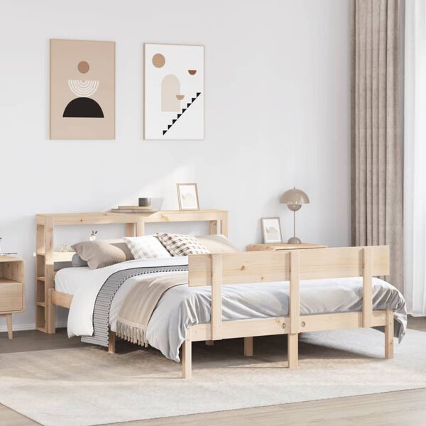 vidaXL Letto senza Materasso 120x200 cm in Legno Massello di Pino