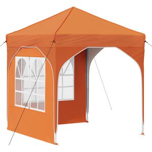 vidaXL Tenda per feste a pop-up 192 x 192 x 245 cm Arancione