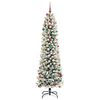 vidaXL Albero di Natale artificiale con 300 LED Bianco 240 cm