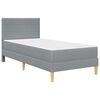 vidaXL Struttura del letto Grigio chiaro 80 x 200 cm Poliestere