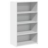 vidaXL Credenza Bianca 70x41x124 cm in Legno Multistrato
