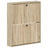 vidaXL Mobiletto per Scarpe da Muro ALKMAAR 71 x 17 x 86 cm
