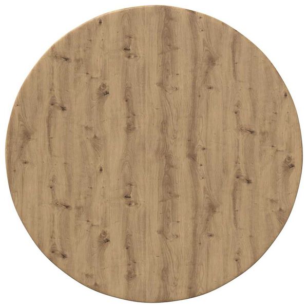 vidaXL Piano del tavolo rovere artigianale 50 x 50 x 1,5 cm