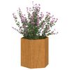 vidaXL Fioriera Ruggine 40x40x45 cm Acciaio Corten