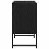 vidaXL Armadio per Lavabo da Bagno Rovere Nero 60 x 30 x 60 cm