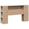 vidaXL Letto Libreria senza Materasso 120x200cm Legno Massello di Pino