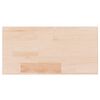 vidaXL Ripiano 40x20x2,5 cm Legno Massello di Rovere Non Trattato