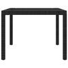 vidaXL Set da Pranzo da Giardino 9 pz con Cuscini in Polyrattan Nero