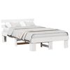 vidaXL Struttura del letto Bianco 120 x 190 cm Pino massello