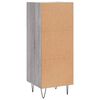vidaXL Credenza Grigio Sonoma 34,5x34x90 cm in Legno Multistrato