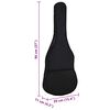 vidaXL Custodia per Chitarra Classica 3/4 (36") Nera 94x35 cm in Tessuto