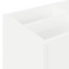 vidaXL Supporto per Ombrellone Bianco 65 x 24 x 50 cm