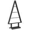 vidaXL Albero di Natale in metallo con supporto Nero 60 cm Acciaio