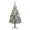 vidaXL Albero di Natale artificiale con 300 LED Bianco 240 cm