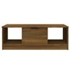 vidaXL Tavolino Salotto Rovere Marrone 102x50x36 cm Legno Multistrato