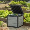 Keter Contenitore da Giardino Denali 113 L Antracite