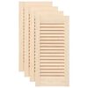 vidaXL Ante con Design a Lamelle 4 pz 61,5x29,5 cm in Legno di Pino