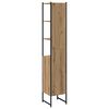 vidaXL Mobile da Bagno con porta rovere artigianale 33 x 33 x 185,5 cm