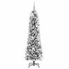 vidaXL Albero di Natale artificiale con 300 LED Bianco 180 cm