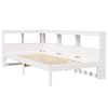 vidaXL Letto Libreria senza Materasso Bianco 90x190 cm Massello Pino