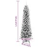 vidaXL Albero di Natale artificiale con 150 LED Bianco 120 cm