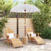 vidaXL Parasol Balinese Crema 185 x 185 x 260 cm