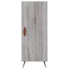 vidaXL Credenza Grigio Sonoma 34,5x34x90 cm in Legno Multistrato