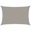 vidaXL Vela Parasole 160 g/m&sup2; Rettangolare Grigio Chiaro 2x3 m in HDPE