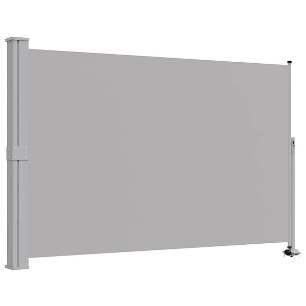 vidaXL Tenda da Sole Laterale Retrattile 160 x 300 cm Grigia
