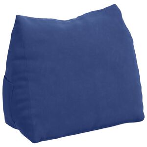 vidaXL Cuscino per Schiena Blu Polizia 60 x 20 x 50 cm
