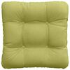 vidaXL Cuscini per Seduta 4 pcs Verde chiaro 40 x 40 x 12 cm Tessuto