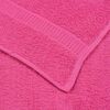 vidaXL Asciugamani FROGN 2 pz Rosa 100x200 cm 360 g/m&sup2;