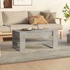 vidaXL Tavolino Salotto Grigio Cemento 102x55x45 cm Legno Multistrato