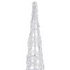 vidaXL Piramide Decorativa Cono di Luce LED Acrilico Colorato 120 cm