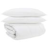 vidaXL Set di Piumoni con cuscino 3 pz Bianco Piuma d'anatra