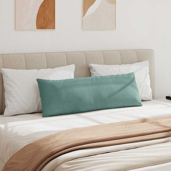 vidaXL Cuscini da Divano 2 pcs Verde Mare 120 x 40 cm Tessuto in Cords