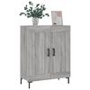 vidaXL Credenza Grigio Sonoma 69,5x34x90 cm in Legno Multistrato